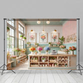 Lofaris Spring Bright Color Floral Fancy Room Photo Backdrop