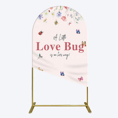 Lofaris Spring Floral Love Bug Baby Shower Arch Backdrop