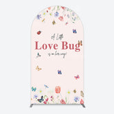 Lofaris Spring Floral Love Bug Baby Shower Arch Backdrop