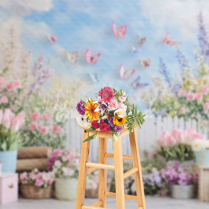 Lofaris Spring Flower Bouquet Display Photography Backdrop