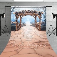 Lofaris Spring Flowers Arch Pavilion Forest Sweep Backdrop