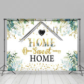Lofaris Spring Greenery Sweet Home Key Housewarming Backdrop