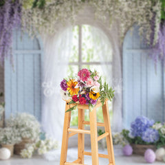 Lofaris Spring Indoor Scene Floral Decoration Linda Backdrop