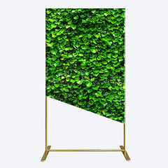 Lofaris Spring Natural Green Leaves Birthday Rectangle Backdrop