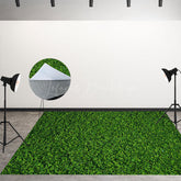 Lofaris Spring Natural Greenery Scene Fabric Floor Backdrop