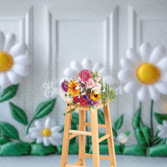 Lofaris Springtime Yellow Blossoms Spring Birthday Backdrop