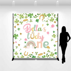 Lofaris St Patrick Lucky One Custom Name Birthday Backdrop