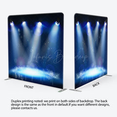 Lofaris Stage Lighting Bokeh Photo Square Tension Backdrop