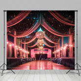 Lofaris Starry Dynamic Dance Hall Architecture Photo Backdrop