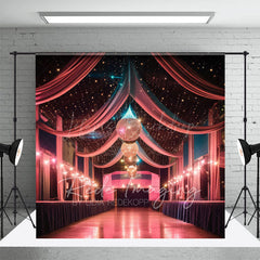 Lofaris Starry Dynamic Dance Hall Architecture Photo Backdrop