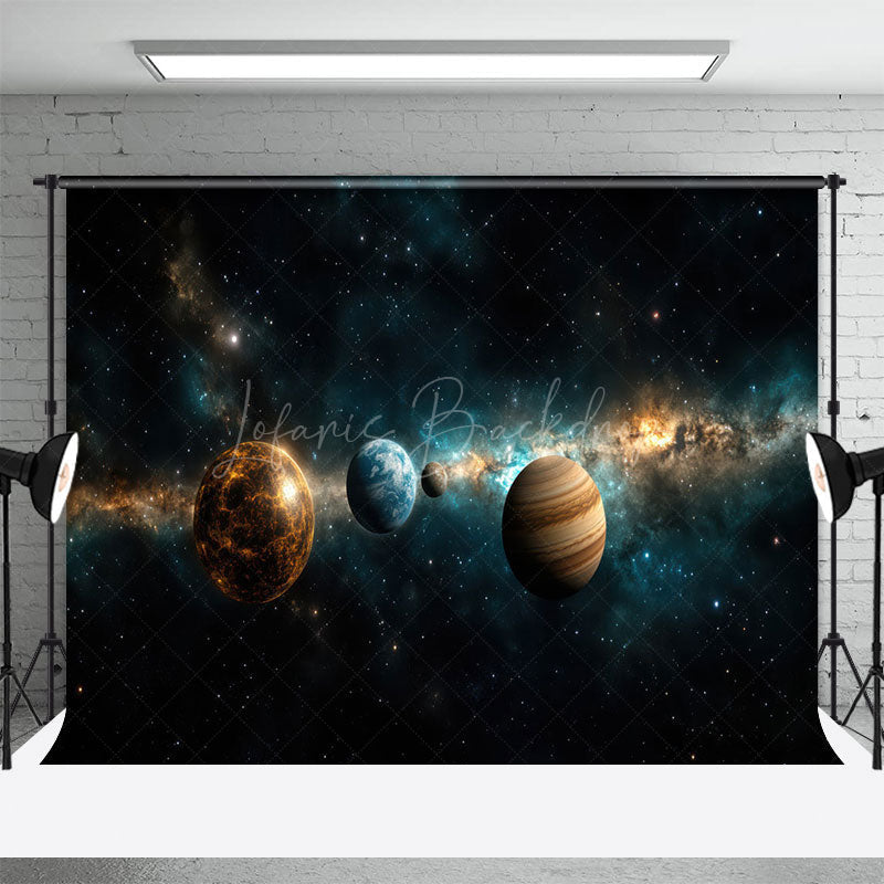 Lofaris Starry Mysterious Galaxy Science Fiction Backdrop