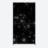 Lofaris Starry Sky Dark Night Happy Birthday Rectangle Backdrop