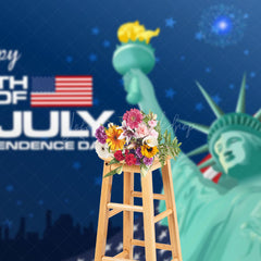 Lofaris Statue Of Liberty Celebration July 4th Backdrop