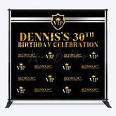 Lofaris Step And Repeat Vip Custom Name 30th Birthday Backdrop