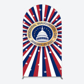 Lofaris Stripe White House Inauguration Day Arch Backdrop