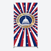 Lofaris Stripe White House Inauguration Day Rectangle Backdrop