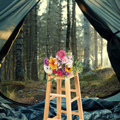 Lofaris Summer Mottled Tree Shadow Tent Photography Backdrop