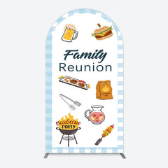 Lofaris Summer Picnic Barbecue Family Reunion Arch Backdrop
