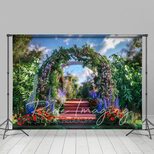 Lofaris Summer Plant Floral Arch Wedding Photography Backdrop