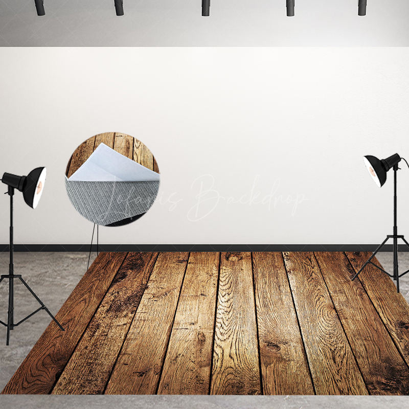 Lofaris Summer Sunflower Sky Wood Floor Combo Set Backdrop