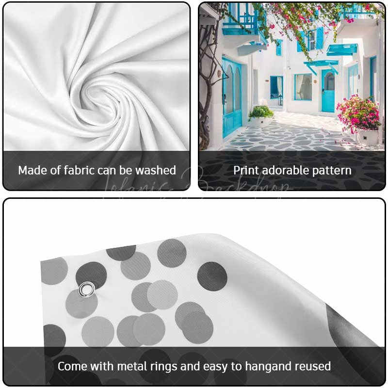 Lofaris Summer Sunshine Leisure Town Garage Door Banner