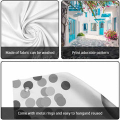 Lofaris Summer Sunshine Leisure Town Garage Door Banner