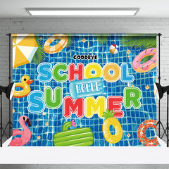 Lofaris Summer Vacation For Kids Pool Party Photo Backdrop