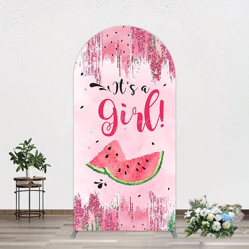 Lofaris Summer Watermelon Sweet Baby Shower Arch Backdrop