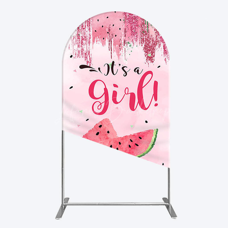 Lofaris Summer Watermelon Sweet Baby Shower Arch Backdrop