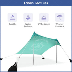 Lofaris Sun Protection Portable Custom Beach Canopy Tent