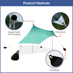 Lofaris Sun Protection Portable Custom Beach Canopy Tent
