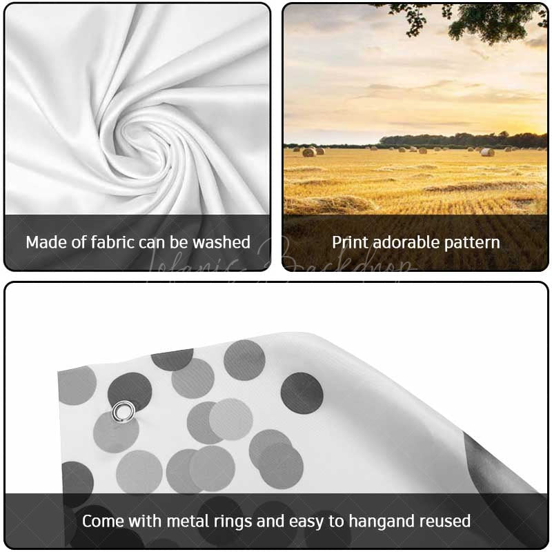 Lofaris Sunset Autumn Golden Field Harvest Garage Door Banner