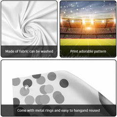 Lofaris Sunset Football Sports Stadium Garage Door Banner