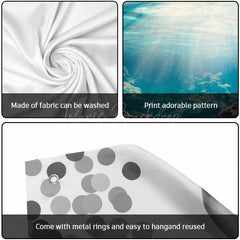 Lofaris Sunshine Blue Undersea Coral Fish Garage Door Banner