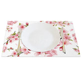 Lofaris Sweet Baby Pink Peach Blossom Set of 4 Placemats