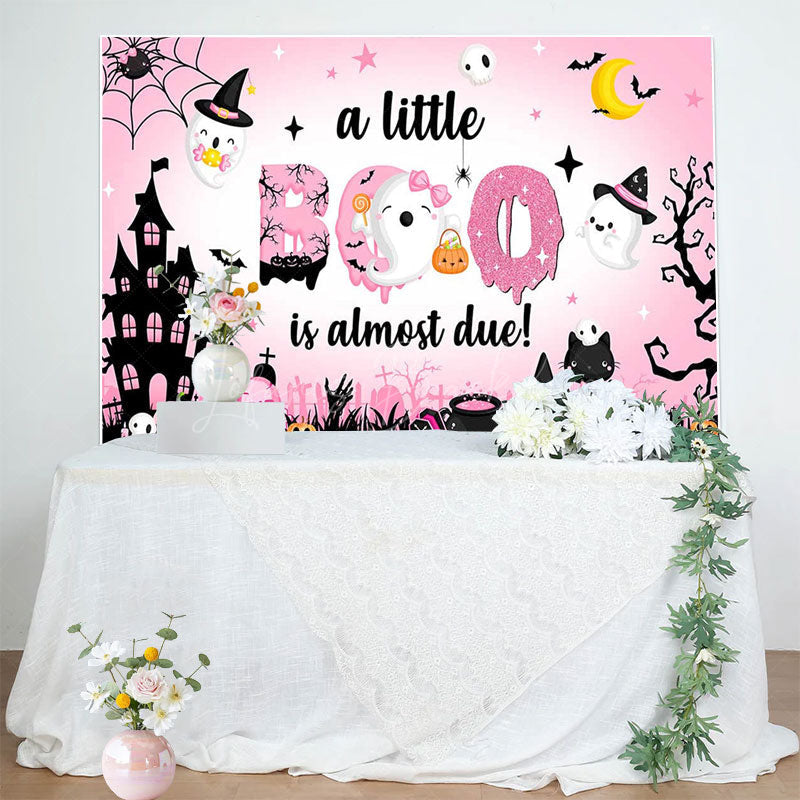 Lofaris Sweet Boos Lovely Halloween Baby Shower Backdrop