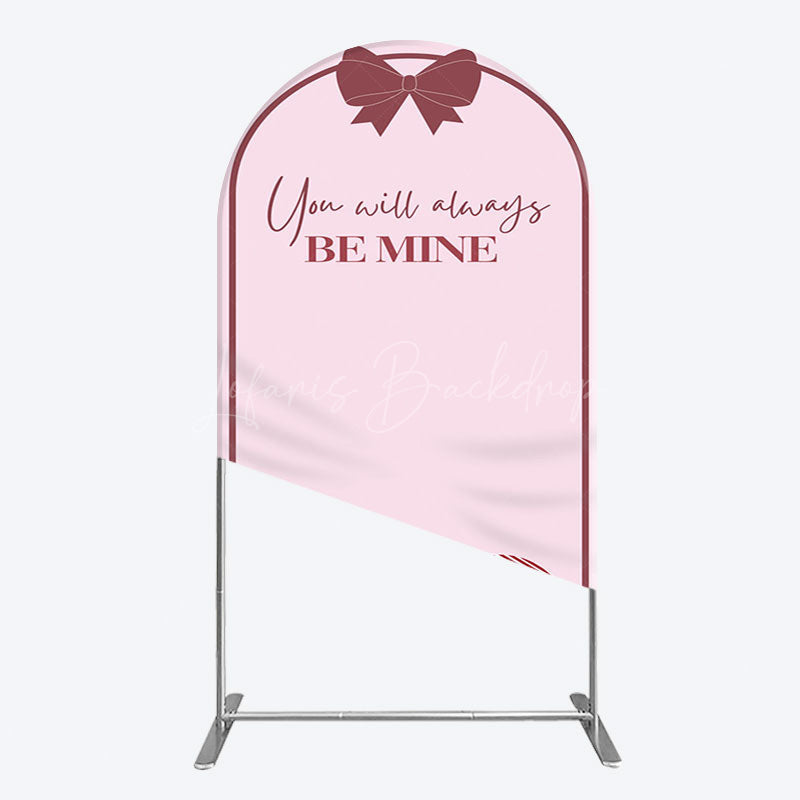 Lofaris Sweet Bow Heart You Are Mine Wedding Arch Backdrop