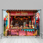 Lofaris Sweet Delights Dessert Shop Photography Backdrop