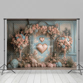 Lofaris Sweet Floral Arched Elegant Wall Wedding Backdrop