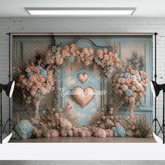 Lofaris Sweet Floral Arched Elegant Wall Wedding Backdrop