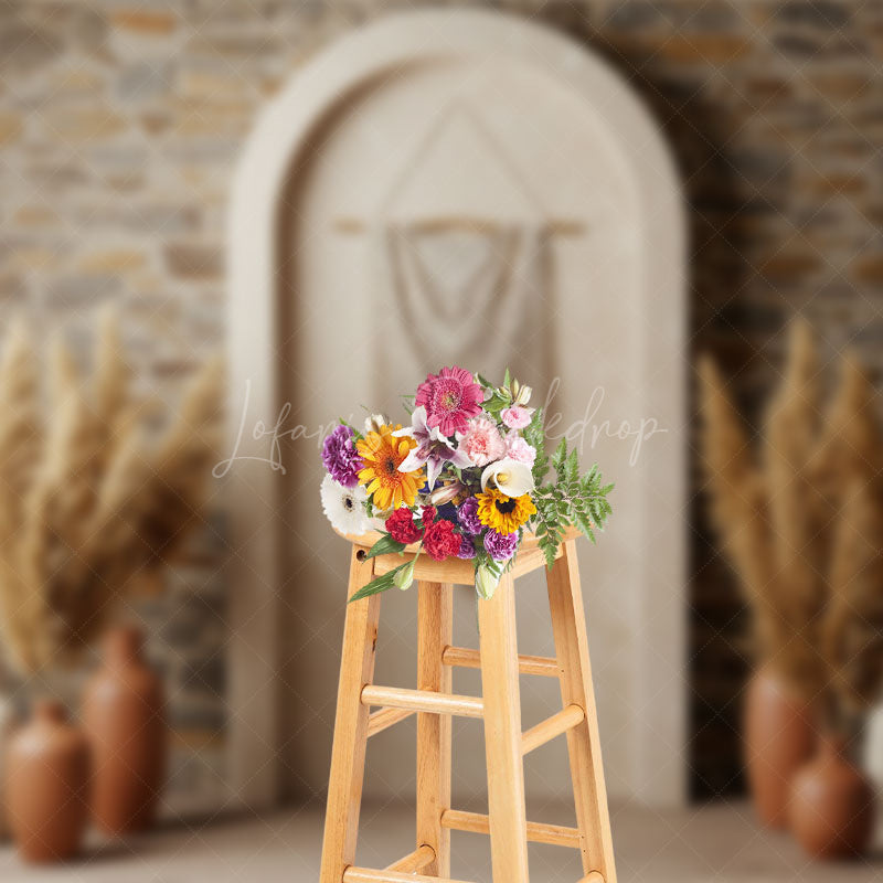 Lofaris Sweet Fresh Retro Wall Boho Decor Wedding Backdrop