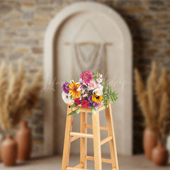 Lofaris Sweet Fresh Retro Wall Boho Decor Wedding Backdrop