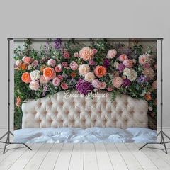 Lofaris Sweet Fresh Spring Photography Headboard Backdrop