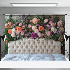 Lofaris Sweet Fresh Spring Photography Headboard Backdrop