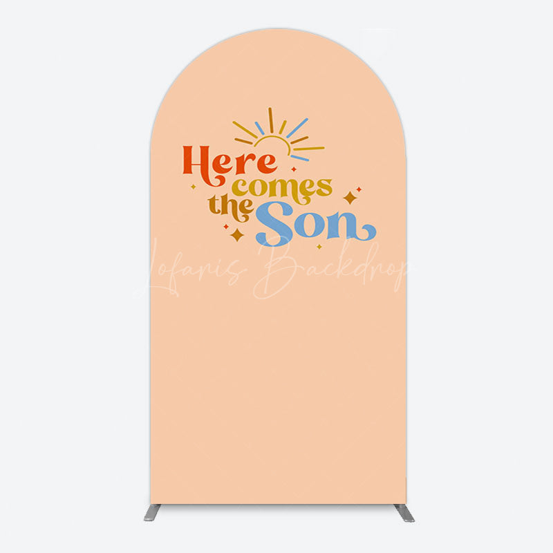 Lofaris Sweet Here Comes The Sun Baby Shower Arch Backdrop
