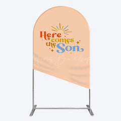 Lofaris Sweet Here Comes The Sun Baby Shower Arch Backdrop