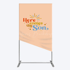 Lofaris Sweet Here Comes The Sun Baby Shower Rectangle Backdrop