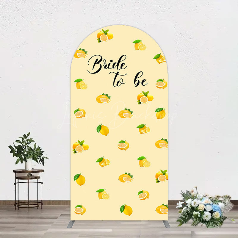 Lofaris Sweet Lemons Bride To Be Celebration Arch Backdrop