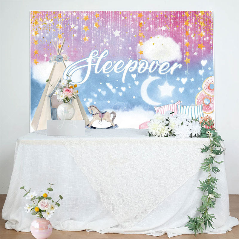 Lofaris Sweet Moonlights Tent Pillow Gift Sleepover Backdrop