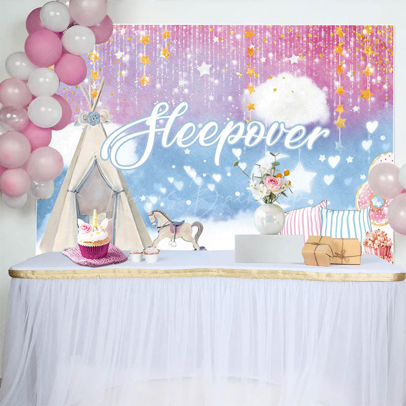 Lofaris Sweet Moonlights Tent Pillow Gift Sleepover Backdrop